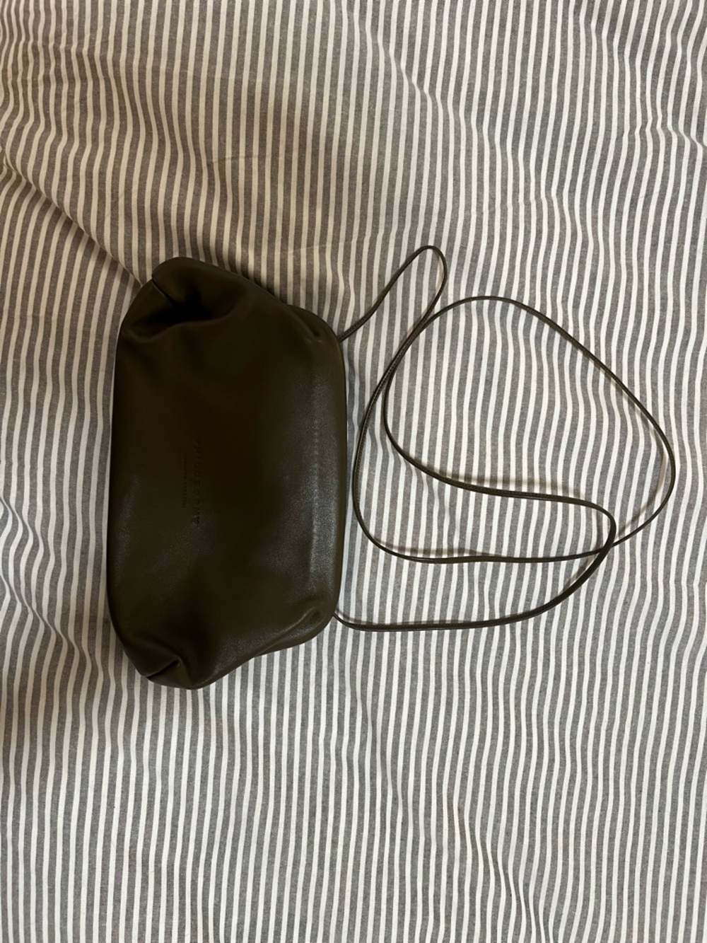 Philosophy di Lorenzo Serafini Leather Crossbody Bag